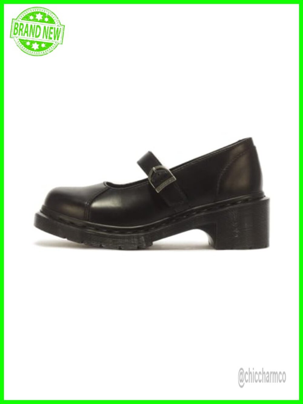 Dr. Martens Alderstone Mary Jane Leather Platform Flats Womens 1.18in
